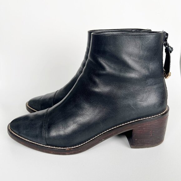 Cole Haan Waterproof Winnie Grand Booties Winter Boots Short Chunky Block Heel 9 - Picture 5 of 13